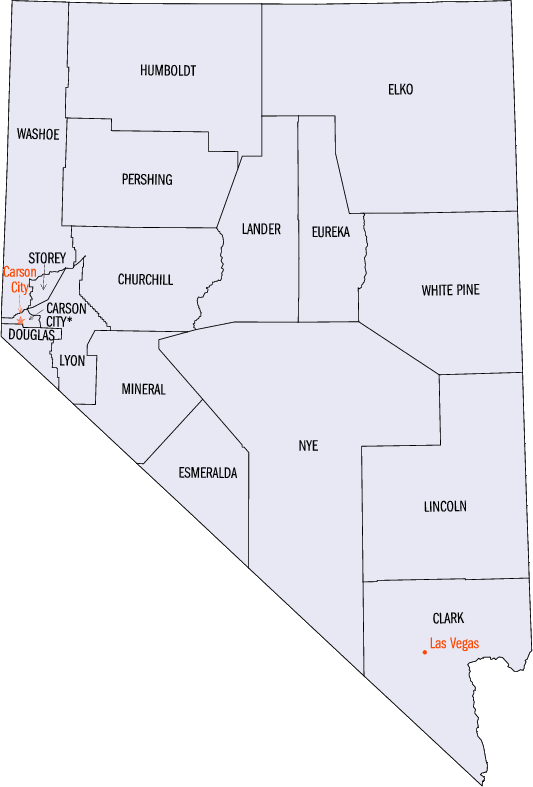 Nevada Counties - Nevada Mining Association - 1