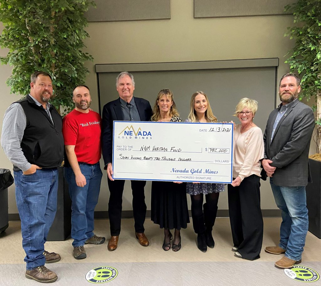 Nevada Gold Mines Workplace Giving Program, the Heritage Fund, Contributes Over $780,000 to 580 Non-Profit Organizations in Its First Year - Nevada Mining Association - 1